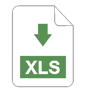 XLS download icon